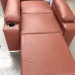 Sofa-cum-bed for accompanying guest at Clinica San Juan in Tijuana